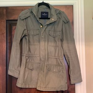 Women’s American Eagle Olive Green Utility Jacket